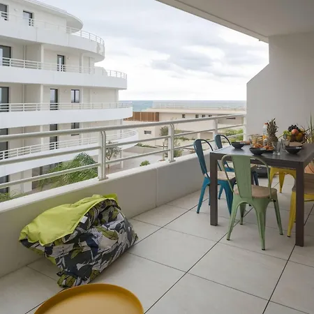 Valras-loc Archipel Panarea Terrasse Et Vue Apartment Valras-Plage