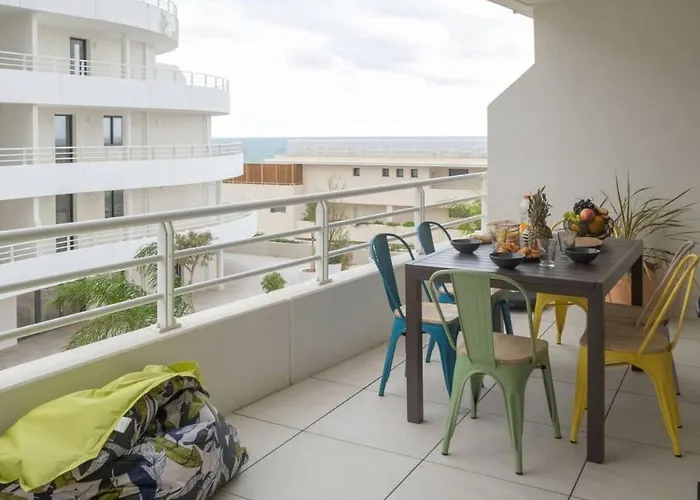Valras-loc Archipel Panarea Terrasse Et Vue Apartman Valras-Plage